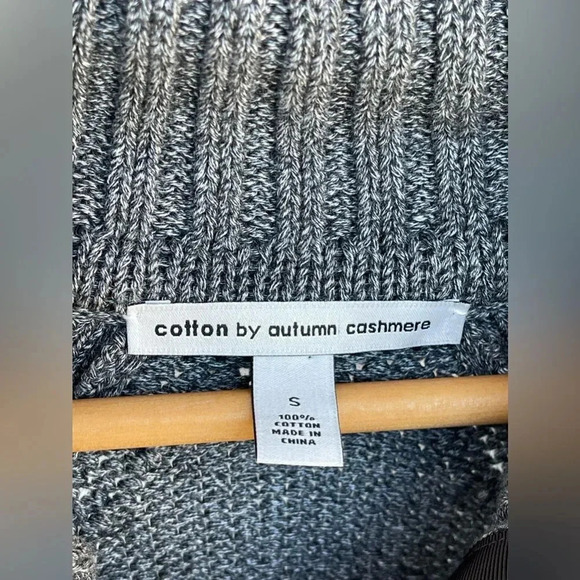 Cotton By Autumn Cashmere Women’s Zip Up Poncho size small EUC. - Picture 9 of 10